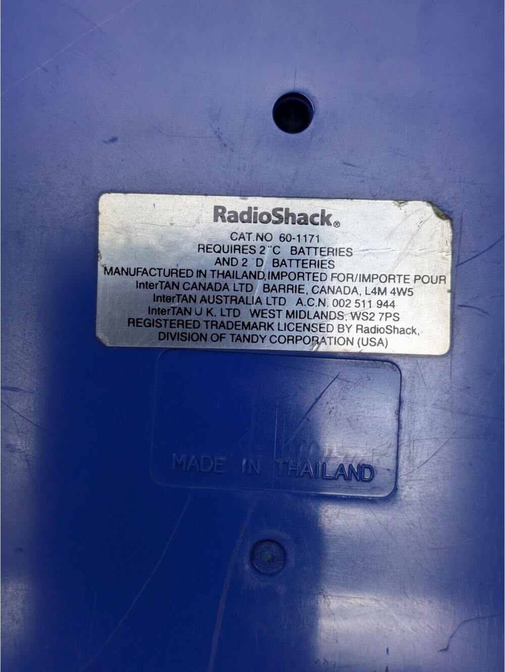 Galaxy Pinball Tabletop Pinball Game Radio Shack 60-1171 - Picture 6 of 6